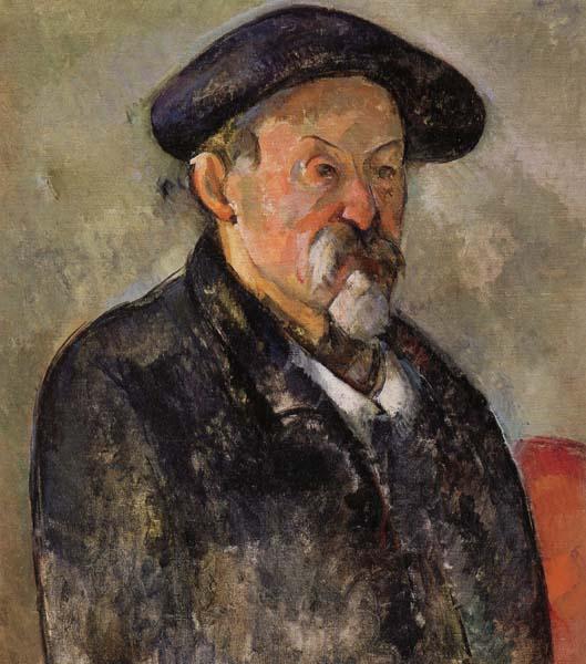Paul Cezanne Autoportrait au beret Sweden oil painting art
